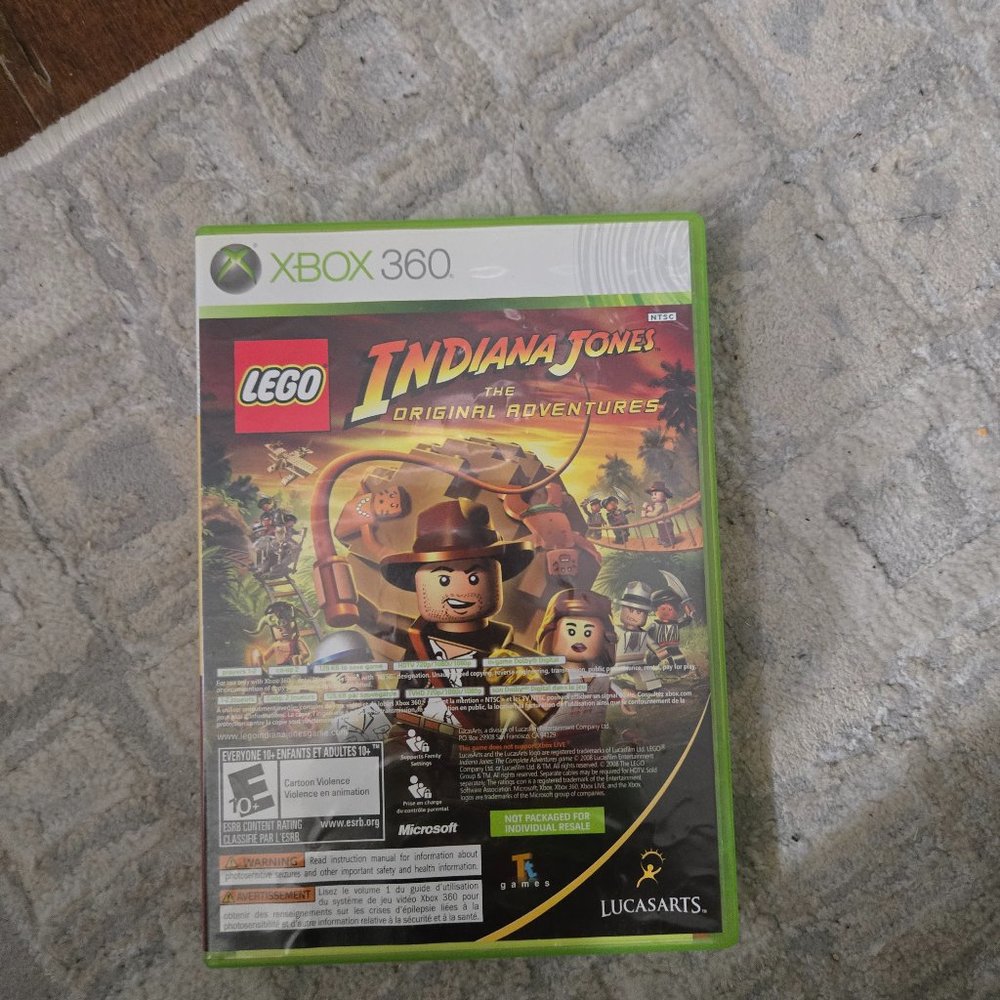 Lego Indiana Jones and Kung Fu Panda xbox 360 2/$15